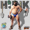 Darwin Dutton - Hunk Metal Print