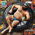 Darwin Dutton - Pool Day Metal Print